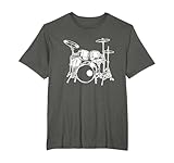 Questa t-shirt di musica rock è un regalo perfetto per percussionista per musicista batterista e banda musicale.