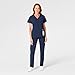 Wink Scrubs for Women, W123, Flat Front Cargo Pants with Inside Webbed Drawstring and 8 Pockets