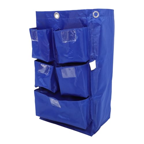 UTHCLO Bolsa para Carrito de Limpieza con Resistente y Multifuncional para Organización y Recogida de Basura Hoteles y Limpieza Profesional