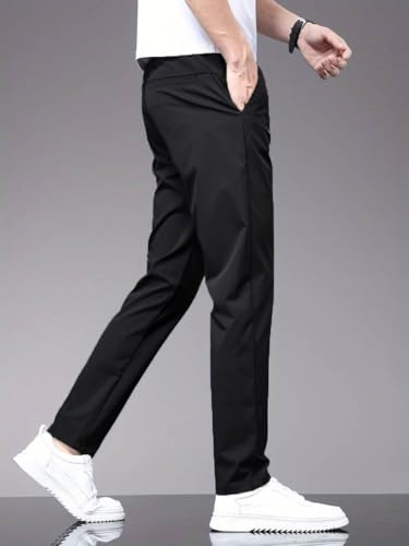 Image of TOPLOT Men's Slim Fit Trousers | Stylish Casual Design | Comfortable Fit Wear | Clean Look Structure | Versatile Styling | Easy Movement Fit | Perfect for Casual & Office Wear (5226)