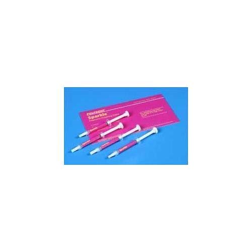 Pulpdent Spark Sparkle Diamond Polishing Paste Dental Syringes 4/Pk