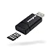 Produktbild Integral Micro SD USB3.0 Speicherkarten-Lesegerät - Bis zu 170MB/s Lese- und 130MB/s Schreibgeschwindigkeit, kompakt & ultraflach und kompatibel mit Micro SD, microSDHC & microSDXC