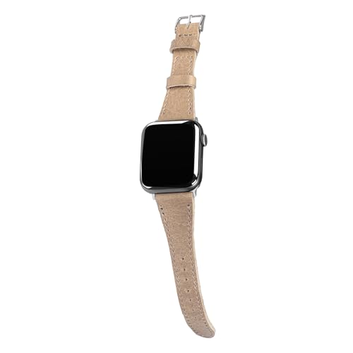 MegaGear Bracelet en Cuir véritable pour Apple Watch...