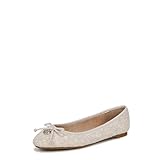 Sam & Libby Women's Callan Ballet Flat, Linen Eyelet, 9.5