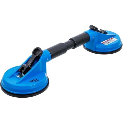 D-Work Doble Ventosas Goma D.120 mm - ABS, cabeza flexible, 390 mm - Enchufe potente y adaptabilidad