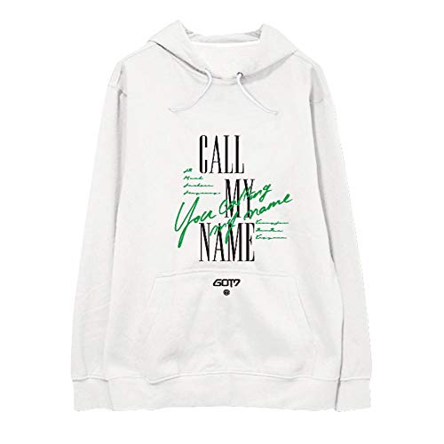 NCTCITY Kpop GOT7 Sweat-Shirts à Capuche Call My Name Imprime Pullover Manche Longue Décontractée Loose Tops Loisir Hoodie pour Hommes et Femmes JB Bambam Jackson Mark Jinyoung Yugyeom Youngjae