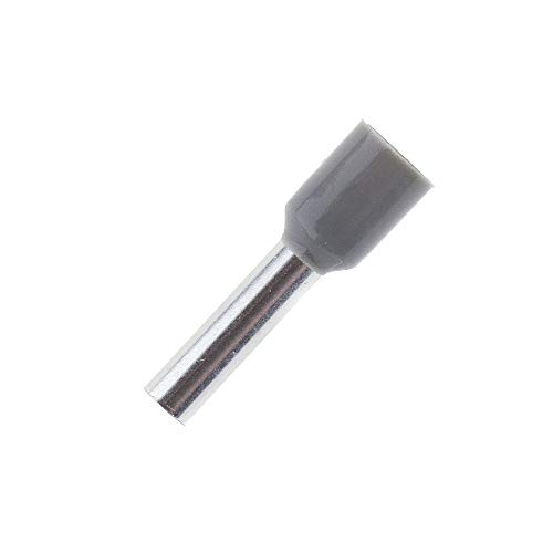 SeKi ISO 4.0 mm², Grey, Pack of 50 ferrules, Gray, 4,0mm²