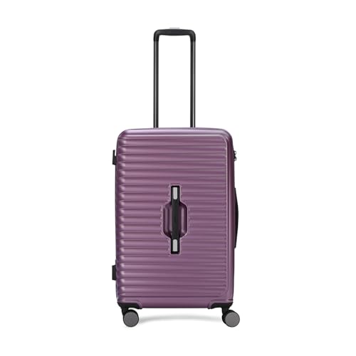 Image of Skybags Polycarbonate Trunk Check-in Trolley Bag, 68cm | Medium Double Spinner Hardsided Luggage with Smooth 8-Wheel & TSA Lock | Suitcase for Travel | 5-Year International Warranty (Magenta)