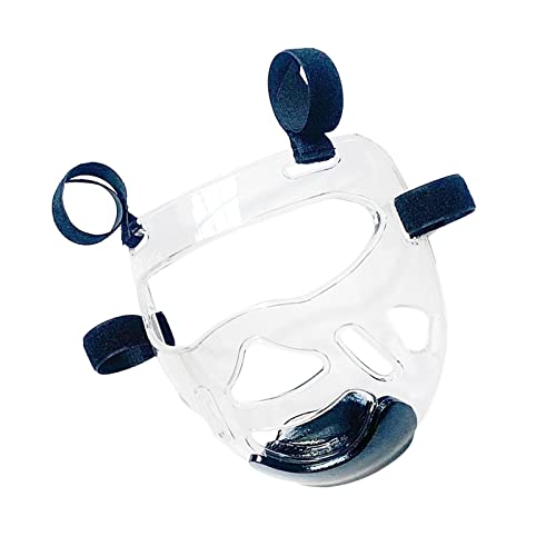 Harilla Máscara Transparente de Taekwondo Protectora Desmontable Engrosamiento Protector Facial Cubierta de Cabeza Cubierta de protección Facial Engranaje de, Adultos