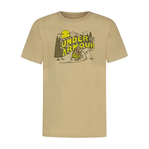 Image of Under Armour Boys' Short Sleeve Graphic T-Shirt, Soft & Comfortable, Outdoor Collection