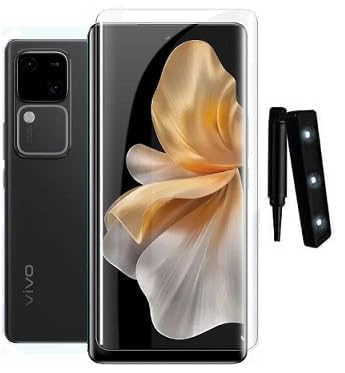 ALFA URBAN Uv Tempered Glass For Vivo V30 / V30 Pro Smartphone Screen Protector Full Adhesive Uv Glue Curved Edge To Edge Full Screen Coverage-Easy Installation (B0CY2T6TL3) Amazon Price History, Amazon Price Tracker