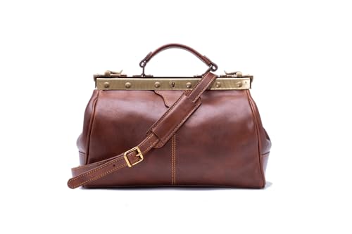 Sac fourre-tout en cuir véritable LAZIO fabriqué en Italie pour femme élégante