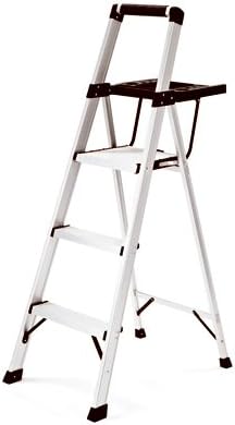 3 Step Aluminum Lightweight Step Stool, 250 lbs