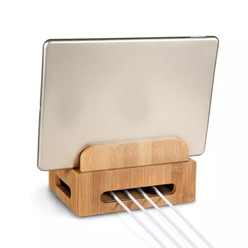 Gestionnaire de charge USB en bois noble pour une organisation de bureau
