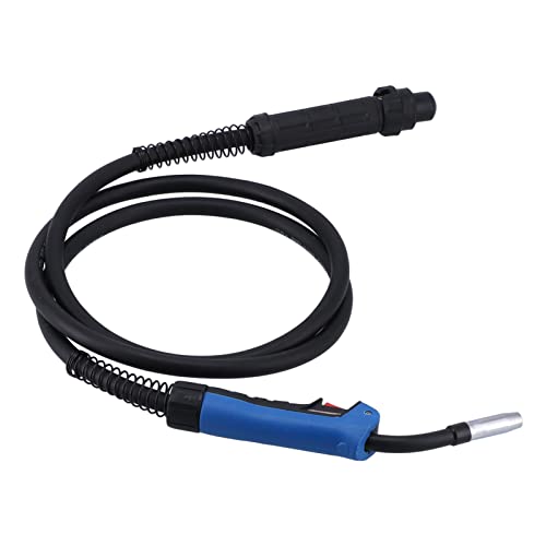 Fafeicy Pistola de Carrete de Soldadura, Pistola de Carrete de Soldador MIG 150A Corriente de Soldadura de 0.6-1.0 Mm de Diámetro de Alambre con Material ABS y Resortes de Acero