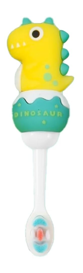 SID MAGIC Dinosaur Kids Toothbrush – Soft Bristles | Fun Cartoon Design for Toddlers | BPA-Free Baby Toothbrush (1/2 Pcs Set) (1 PCS SET)-image-17