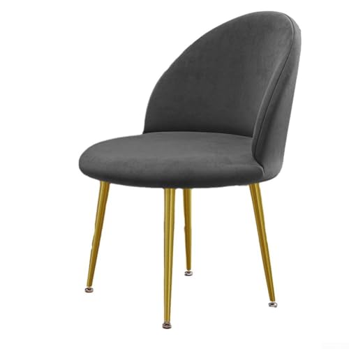 Besttoolifes Silver Fox Velvet Fabric Round Stool Makeup Chair Set Chair Cover Stretch Home Hotel Dining Chair Duckbill Chair Cover (black)