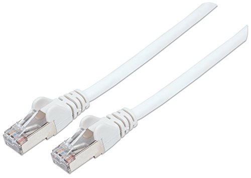 Intellinet Network Patch Cable, Cat7 Cable/Cat6A Plugs, 1.5m, White, Copper, S/FTP, LSOH / LSZH, PVC, RJ45