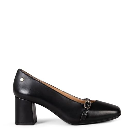 miMaO Elisa - Zapato de salón con tacón Ancho Negro, EU 38