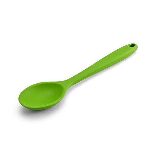 Farberware Colourworks Silicone Cooking Spoon, 11-Inch, Bright Green