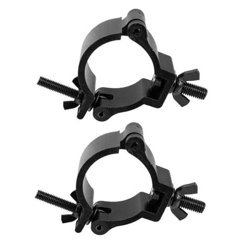 BESPORTBLE 2Pcs Aluminum Alloy Stage Light Hooks Moving Head Lamp Clamps Wear-Resistant Truss Lighting Accessories for Secure Stage Lamp Installation