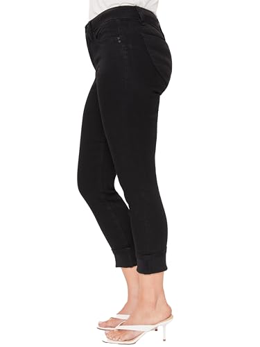 Royalty YMI Jeans Women Petite Wannabetta Butt Mega Cuff Ankle2
