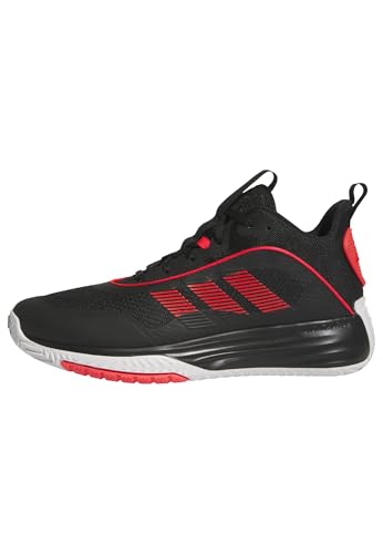 Adidas Hombre OWNTHEGAME 3.0 Shoes, Core Black/Lucid Red/FTWR