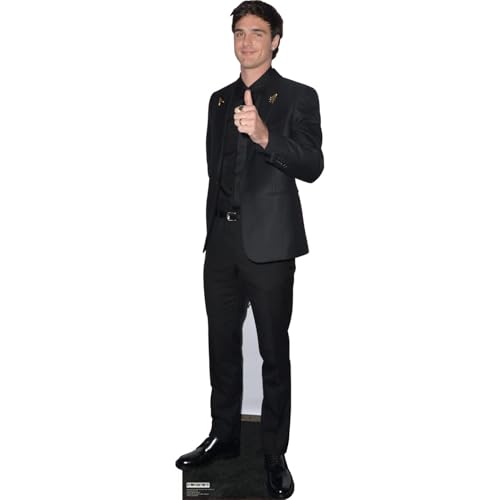 Jacob Elordi Life-Size Cardboard Cutout 76 x 21 in Freestanding Standee with Easel Back