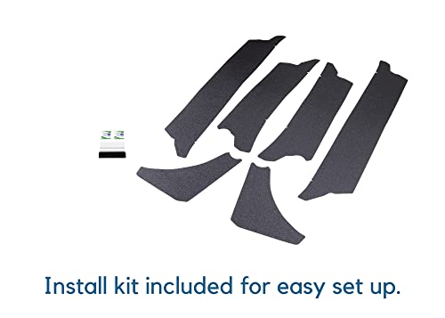 Red Hound Auto Door Entry Guard Scratch Shield Compatible With Ford F-150 Supercrew Crew Cab 2021 2022 2023 4 Door 6 Piece Custom Fit Door Sill Scuff Paint Protector #TOP1