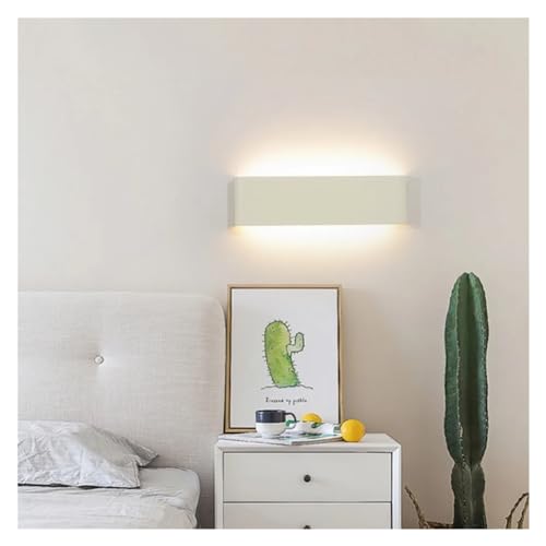 Apliques de pared LED modernos luz rectangular negra cálida interior 6