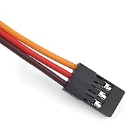 VUNIVERSUM 10 Stück 30cm Premium Servo Kabel Servokabel mit Female JR Graupner Futaba Kompatibel Stecker Enden 3mm verzinnt 26AWG Kabel von Mr. Stecker Modellbau® – Ansicht 4