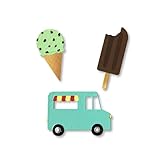 Roeda Brighten Your Life 14597m Ice Cream Truck Magnets Set of 3 Assorted