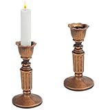 Facile à utiliser et à nettoyer:Nos bougeoirs vintage sont faciles à utiliser et à nettoyer, il vous suffit d'insérer les bougies et de les placer dans la zone que vous souhaitez décorer, puis essuyez-les avec un chiffon doux ou une éponge