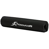 ProsourceFit Weighlifting Barbell Pad for Squats , Black