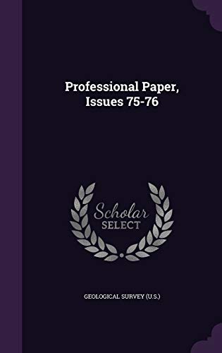 Professional Paper, Issues 75-76 1342843886 Book Cover