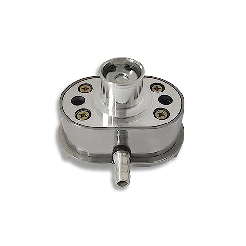 Demotor Performance Finned Oval Polished Aluminum Valve Cover Breather Caps,One With Pcv Notalgic #TOP5