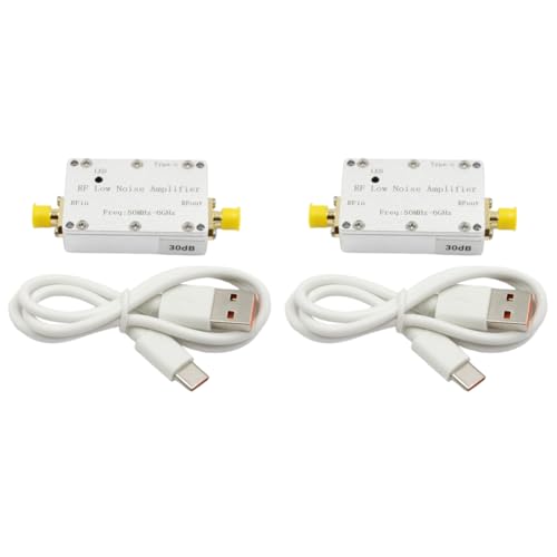 Amplificateur à Faible Bruit 50M-6GHz pack de 2 récepteurs 30 DB pour système de signal