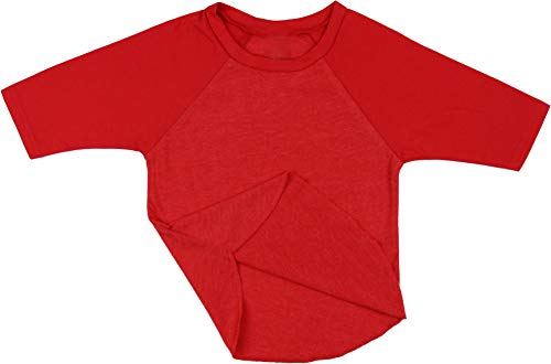 Image of ToBeInStyle Kids Boys Girls Cotton Jersey Contrast Raglan V-Neck Tee T-Shirts