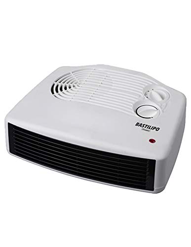 Bastilipo - Termoventilador horizontal premium blanco, 1000/2000W, termostato, THP-2000B