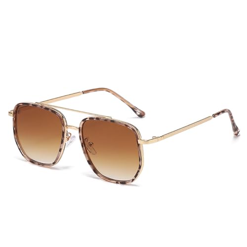 Lunettes de soleil carrées pour femme idéales pour conduire et voyager en ville