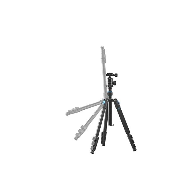CULLMANN - 52223 - RONDO 430TM RB6.5 - Stativ - Reisestativ mit Kugelkopf - Tragkraft 3kg - Packmaß 39cm - Auszugshöhe 135cm - Schwarz – Bild 3