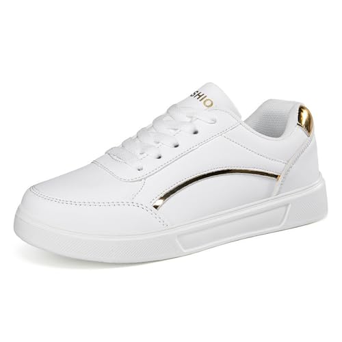 Chaussures de marche femme Letuwj à lacets avec semelle de sécurité antidérapante