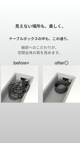 PREMM 次世代 HDMIケーブル マグネット内蔵 オートロール & 絡まない ケーブル (4K 60Hz 対応、High Speed HDM 2.0 適応 150㎝） の商品画像 4