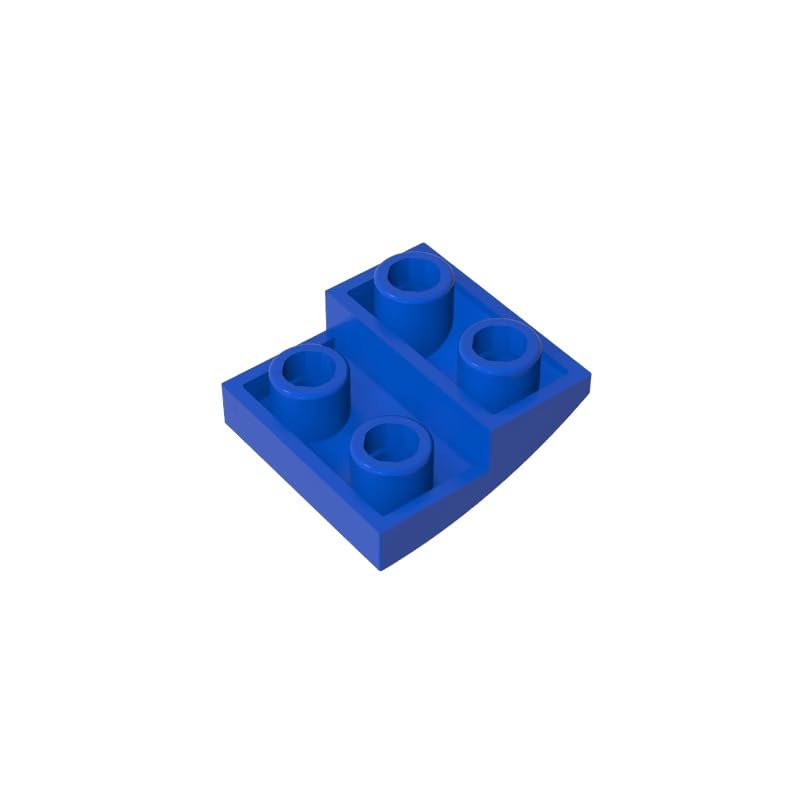 XYEIUGO 32803 Arched Brick Slope Curved 2x2 Inverted, Blue, 50 PCS — image 1