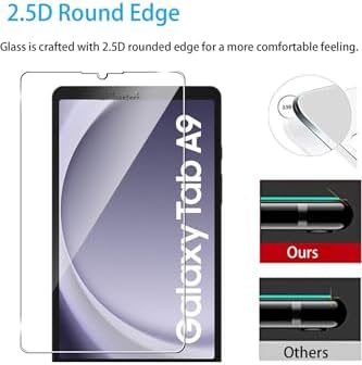 m.tk moveteck Samsung Galaxy Tab A9/A11 8.7 inç ile Uyumlu Ekran Koruyucu, Şeffaf Nano Cam, Esnek Kırılmaz - Görsel 4