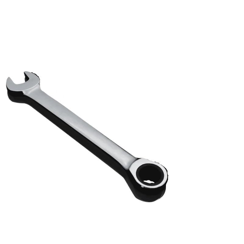 MAYANGYANG Llaves Fijas con Carraca Llave de trinquete de Engranaje de Anillo Reversible 6-8-10-12-13-14-17-18-19-21-22-24-30-32 mm Llave combinada de trinquete Llave Carraca(19mm)