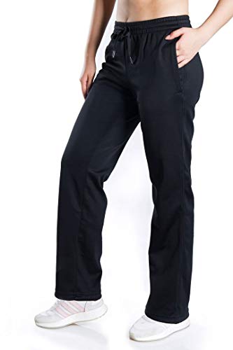 Yogipace, Petite/Regular/Tall, Women's Water Resistant Thermal Fleece Pants Winter Lounge Running Sweatpants