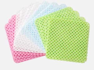 Bluerise 500Pcs Colourful Nail Pliosh Remover Lint Free Nail Wipes Soft Gel Nail Polish Remover Pads Absorbable Eyelash Extension Glue Cleaning Wipes #TOP7