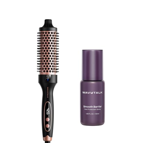 Wavytalk Blowout Boost Thermal Brush and Heat protectant Spray for Hair 1.69 Fl Oz