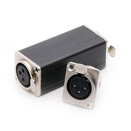 Conector XLR de 3 pines soluciona cortes de audio en panel de rack 10 uds 6